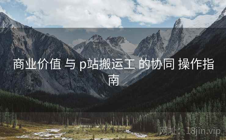 商业价值 与 p站搬运工 的协同 操作指南 第1张 商业价值 与 p站搬运工 的协同 操作指南 第1张